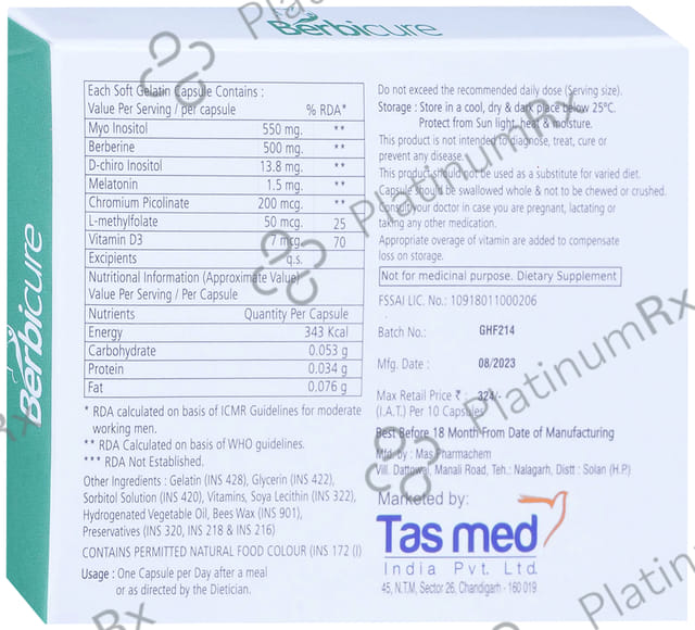 Berbicure Soft Gelatin Capsule 10s