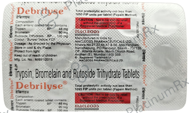 Debrilyse 90/100/48mg Tablet 15s