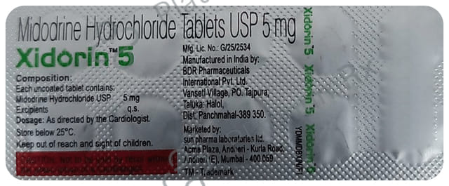 Xidorin 5mg Tablet 10s