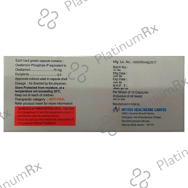 Fluvir 75mg Capsule 10s
