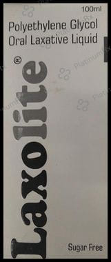 Laxolite 10gm Oral Laxative Sugar Free Liquid 100ml