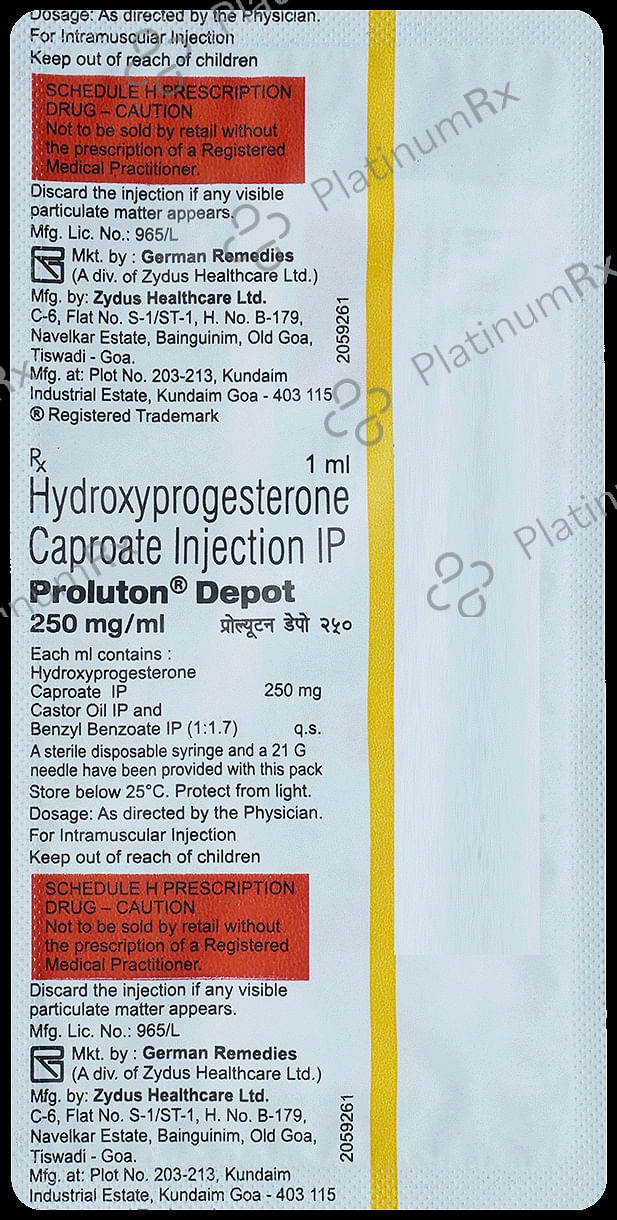 Proluton Depot 250mg/ml Injection 1ml