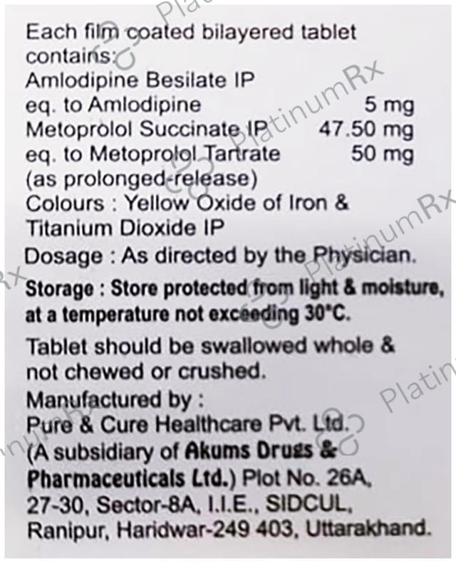 Prolovas AM 5/50mg Tablet 10s