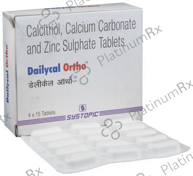 Dailycal Ortho 500/250IU Tablet 15S