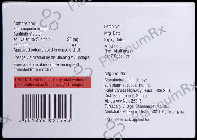 Sunixar 25 Capsule