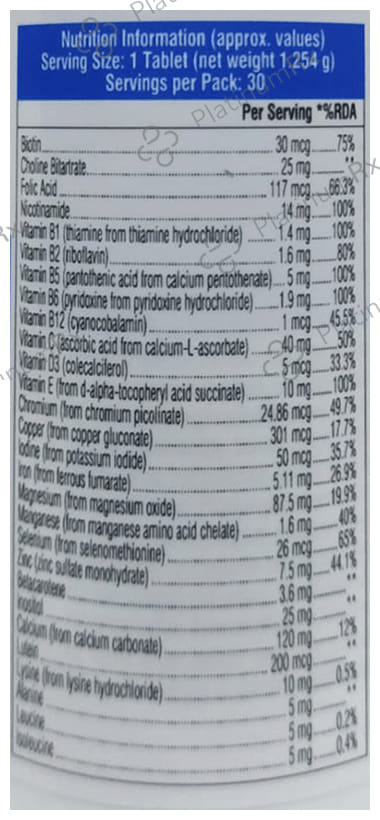 Swisse Ultivite Men's Multivitamin for Energy, Stamina & Fatigue Reduction - Tablet 30 tablets