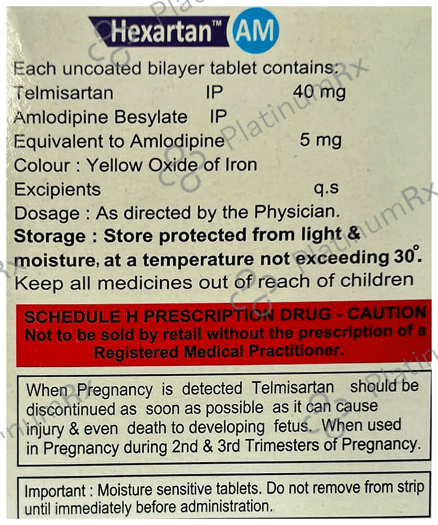Hexartan AM Tablet