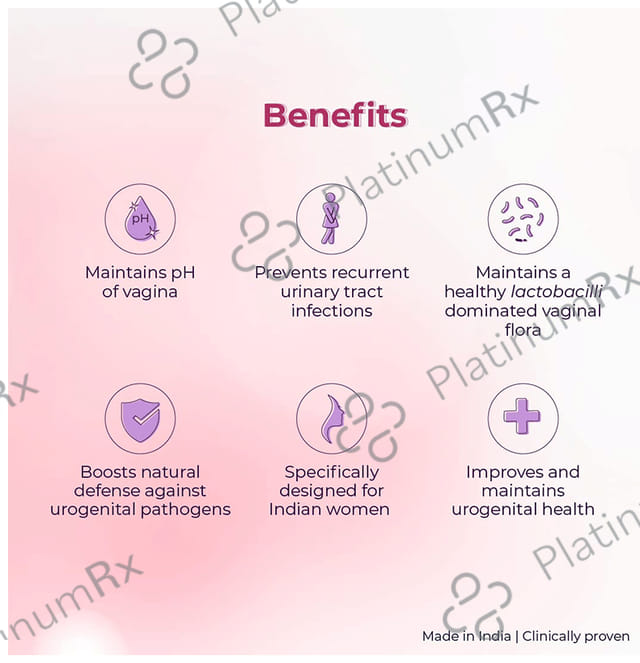 Velbiom Lactogut UG Pre & Probiotic Capsule for Women - Boosts Gut Health & Immunity