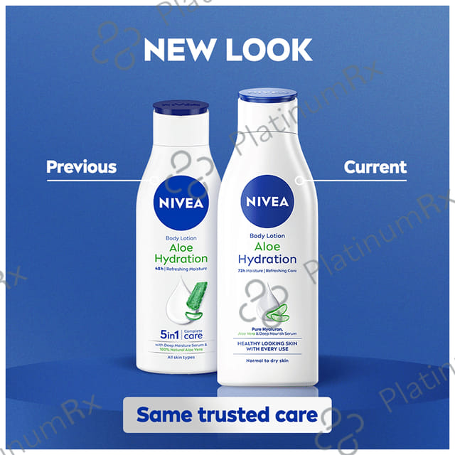 Nivea Aloe Hydration Body Lotion - 5 in 1 Complete Care for All Skin Types 200 ml