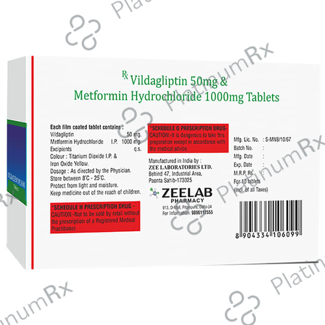 Vildazem-M 1000 Tablet