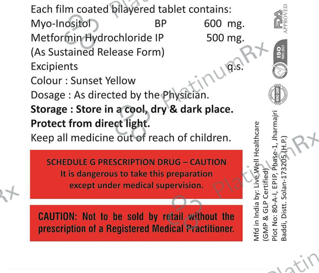 Glamcyst M 500/600mg Tablet SR 10s