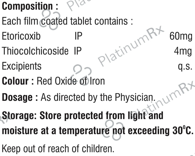 Aspocox TH 60mg/4mg Tablet