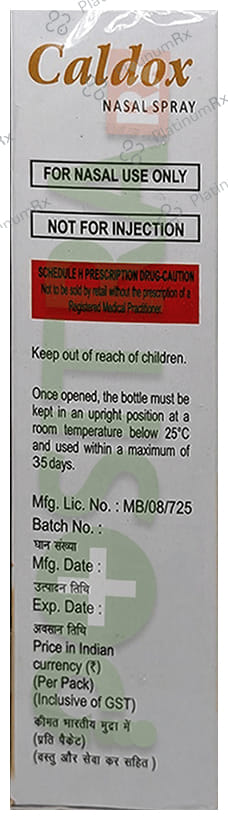 Caldox 200IU Nasal Spray 30MDI