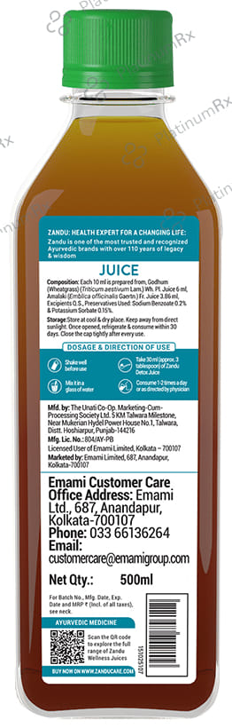 Zandu Detox Juice 500 ml