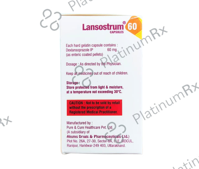 Lansostrum 60mg Capsule MR 10s