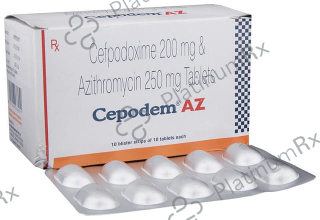 Cepodem AZ 250/200mg Tablet 10s