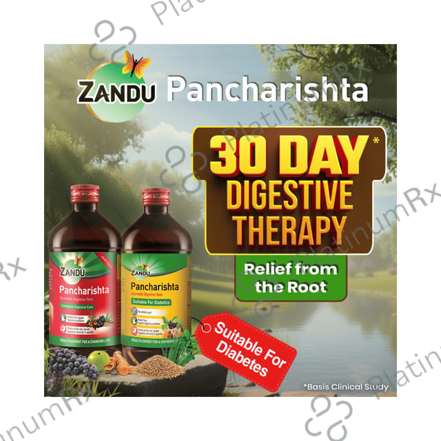 Zandu Pancharishta Ayurvedic Digestive Tonic - Complete Digestive Care 200 ml