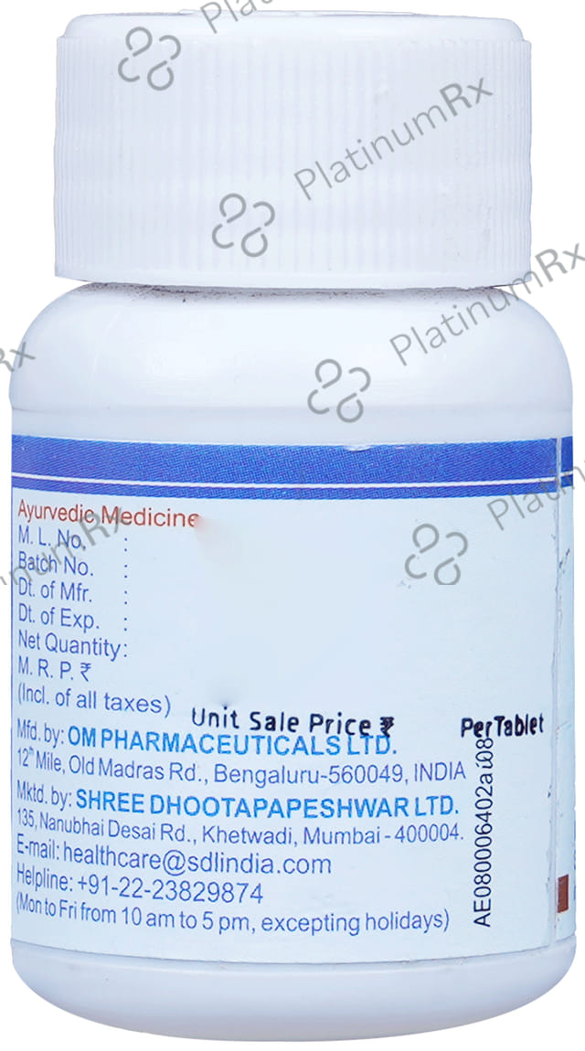 Dhootapapeshwar Chandrakala Rasa Tablet 30 tablets