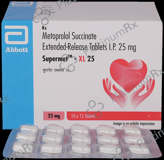 Supermet XL 25mg Tablet 15s
