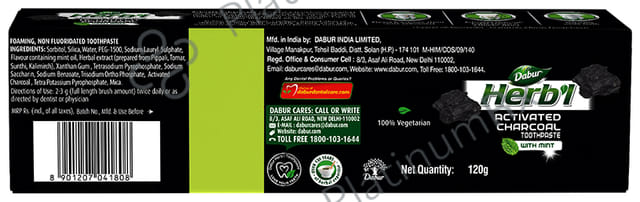 Dabur Activated Charcoal Toothpaste