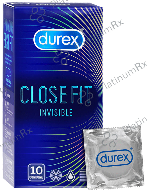 Durex Close Fit Invisible Condom 10s