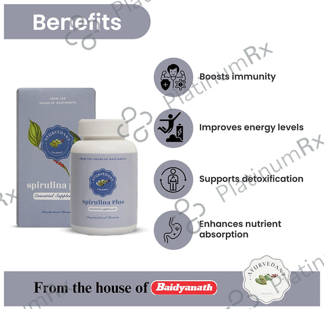 Ayurvedant Spirulina Plus Tablet