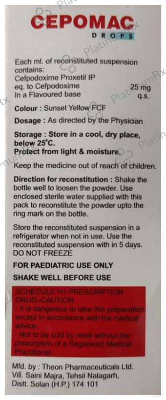 Cepomac Oral Drop Orange