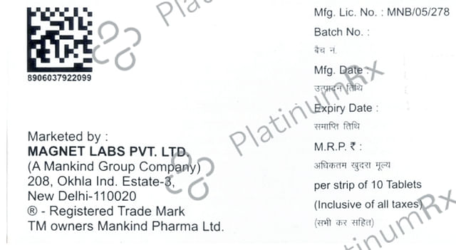 Brutaflam MR 60/4mg Tablet 10s