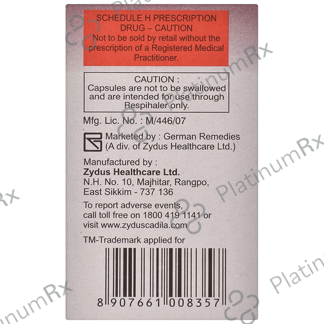 Formosone 250/6mcg Respicap 30s