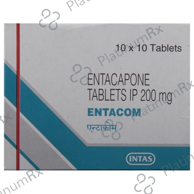 Entacom 200mg Tablet 10s