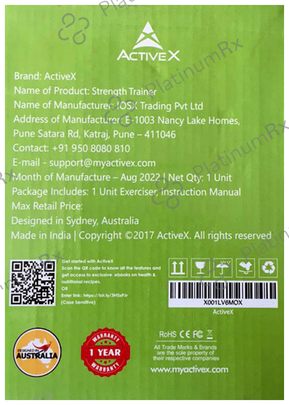 ActiveX Hand Grip Home Strength Trainer Adjustable Resistance 10 to 40 kg Wrist-Strengthener, Forearm Gripper, Hand Workout Squeezer