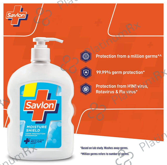 Savlon Moisture Shield Germ Protection Liquid Handwash 500 ml