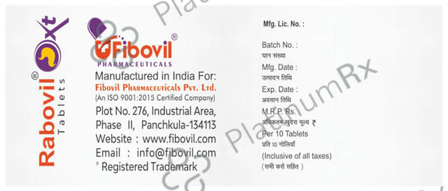 Rabovil OXT 4/20mg Tablet 10s