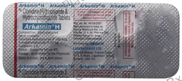 Arkamin H 100mcg/20mg Tablet 10s