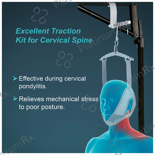Tynor G-25 Cervical Traction Kit with Weight Bag (Sitting) Universal