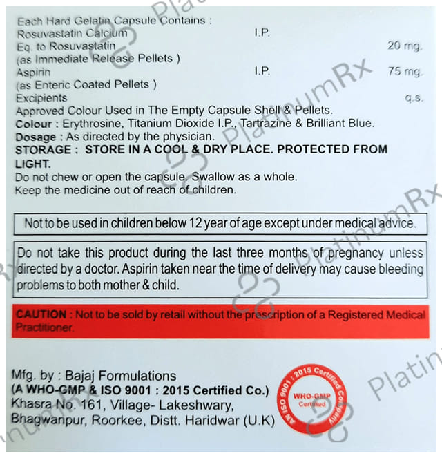 Rosybest-ASP 20 Capsule IR