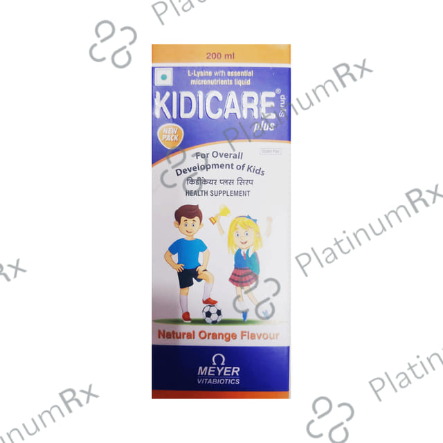Kidicare Plus Syrup Orange 200ml