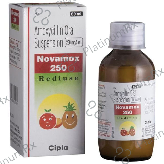Novamox 250mg Rediuse Oral Suspension 30ml