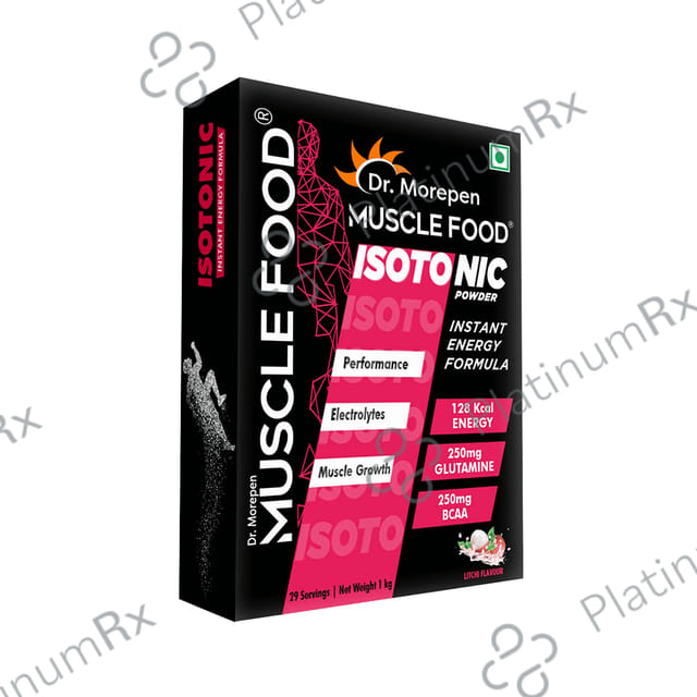 Dr. Morepen Muscle Food Isotonic Powder Litchi