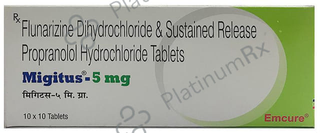 Migitus 5/40mg Tablet SR 10s