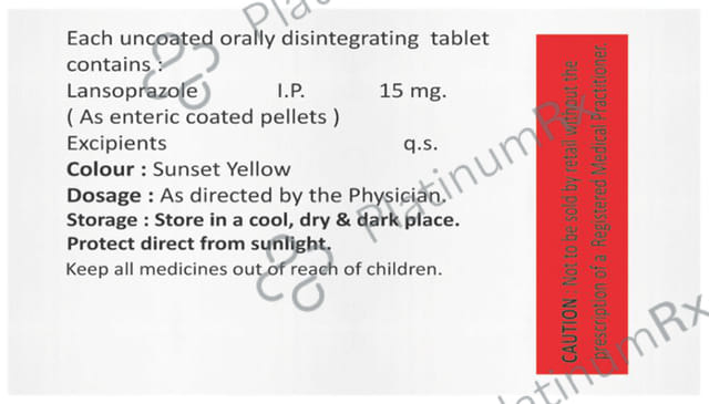 Lansovil Kid 15mg Tablet DT 10s