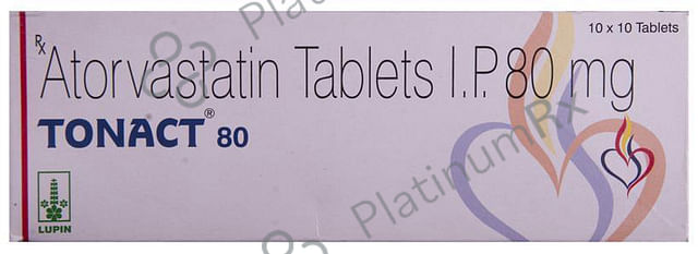 Tonact 80mg Tablet 10s