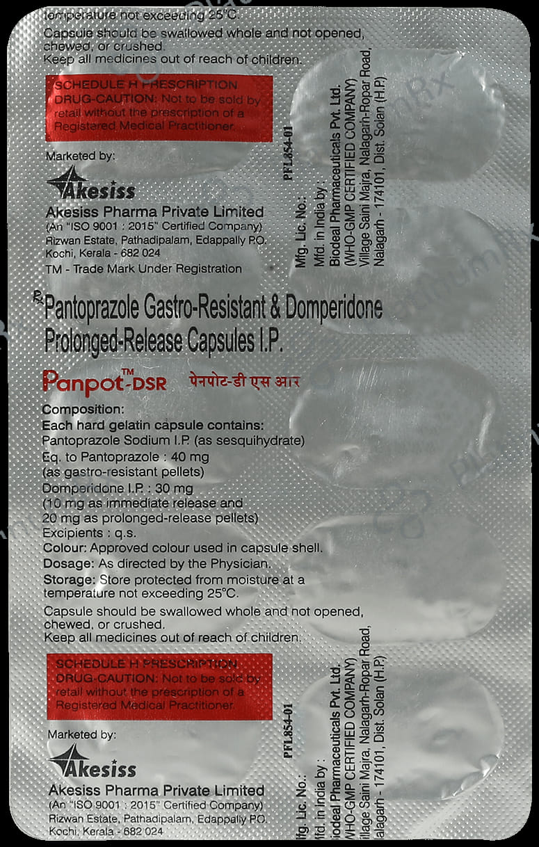 Panpot DSR 30/40mg Capsule 10s