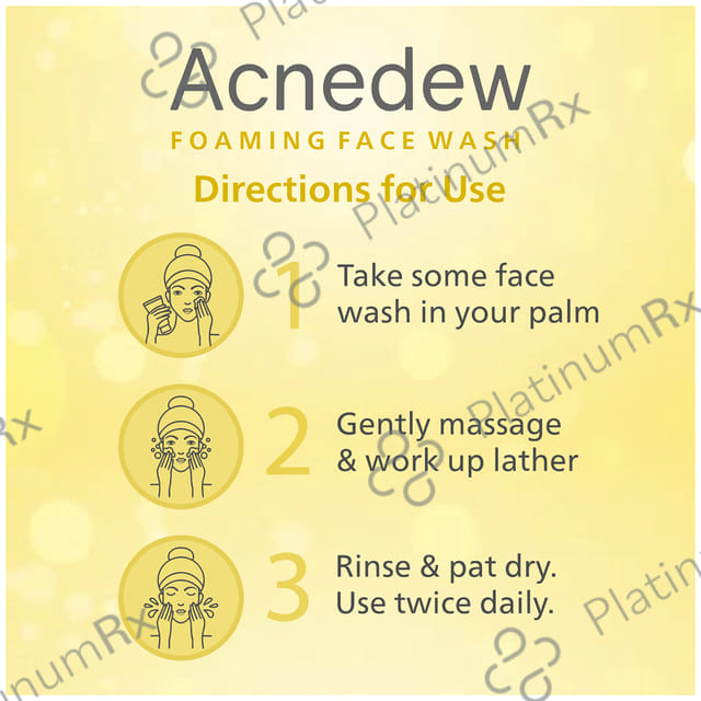 Acnedew pH 5.5 Foaming Face Wash