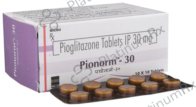 Pionorm 30mg Tablet 10s
