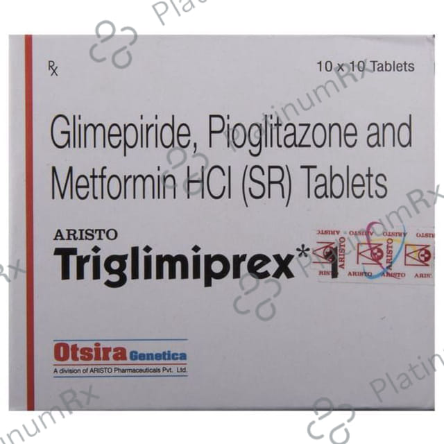 Triglimiprex 1/500/15mg Tablet SR 10s
