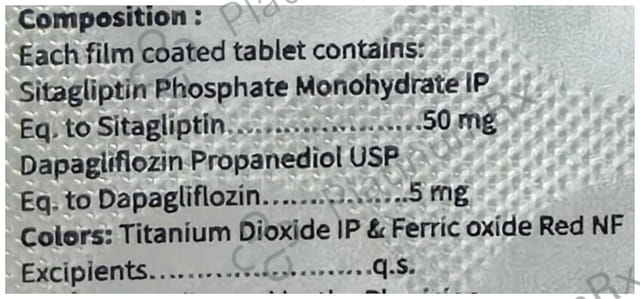 Dapahenz S 5mg/50mg Tablet