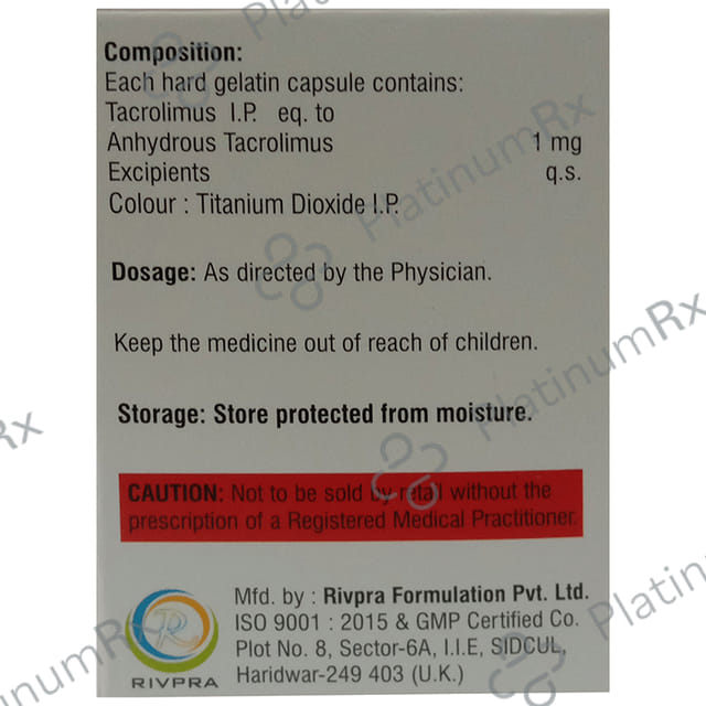 Tacroriv 1mg Capsule
