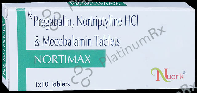 Nortimax 75mg/10mg/1500mcg Tablet