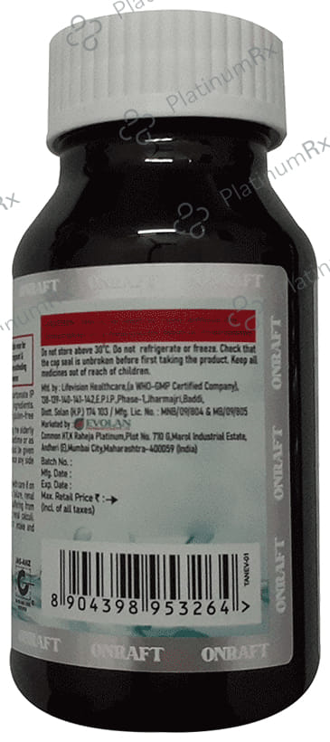 Onraft Oral Suspension Mint Sugar Free 150ml